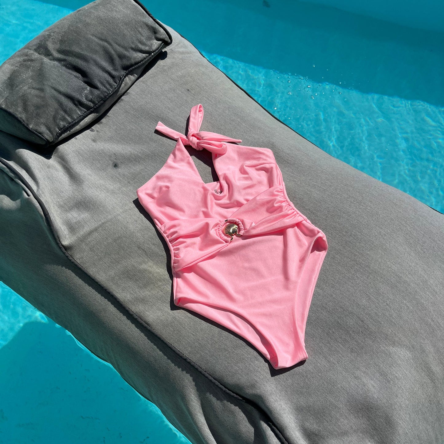 Marbay Halter Neck Swimsuit & Matching Sarong